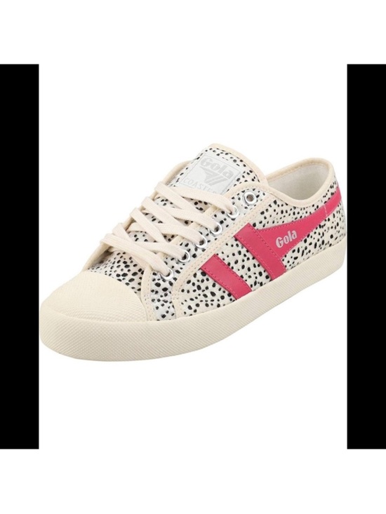 Gola Shoes - Gola Coaster Pink Cream cheetah trainers Women’s Size 7